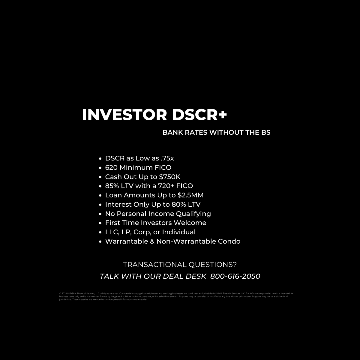 DSCR+ Real Estate Investor Loan